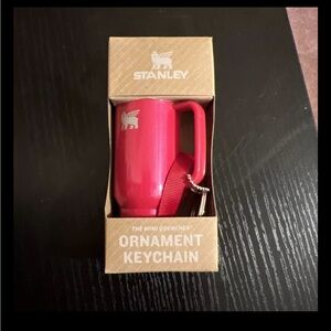 Stanley Red Ornament Keychain